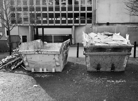 Professional waste clearance service team