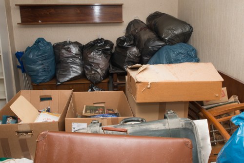 Clean and organized space after flat clearance